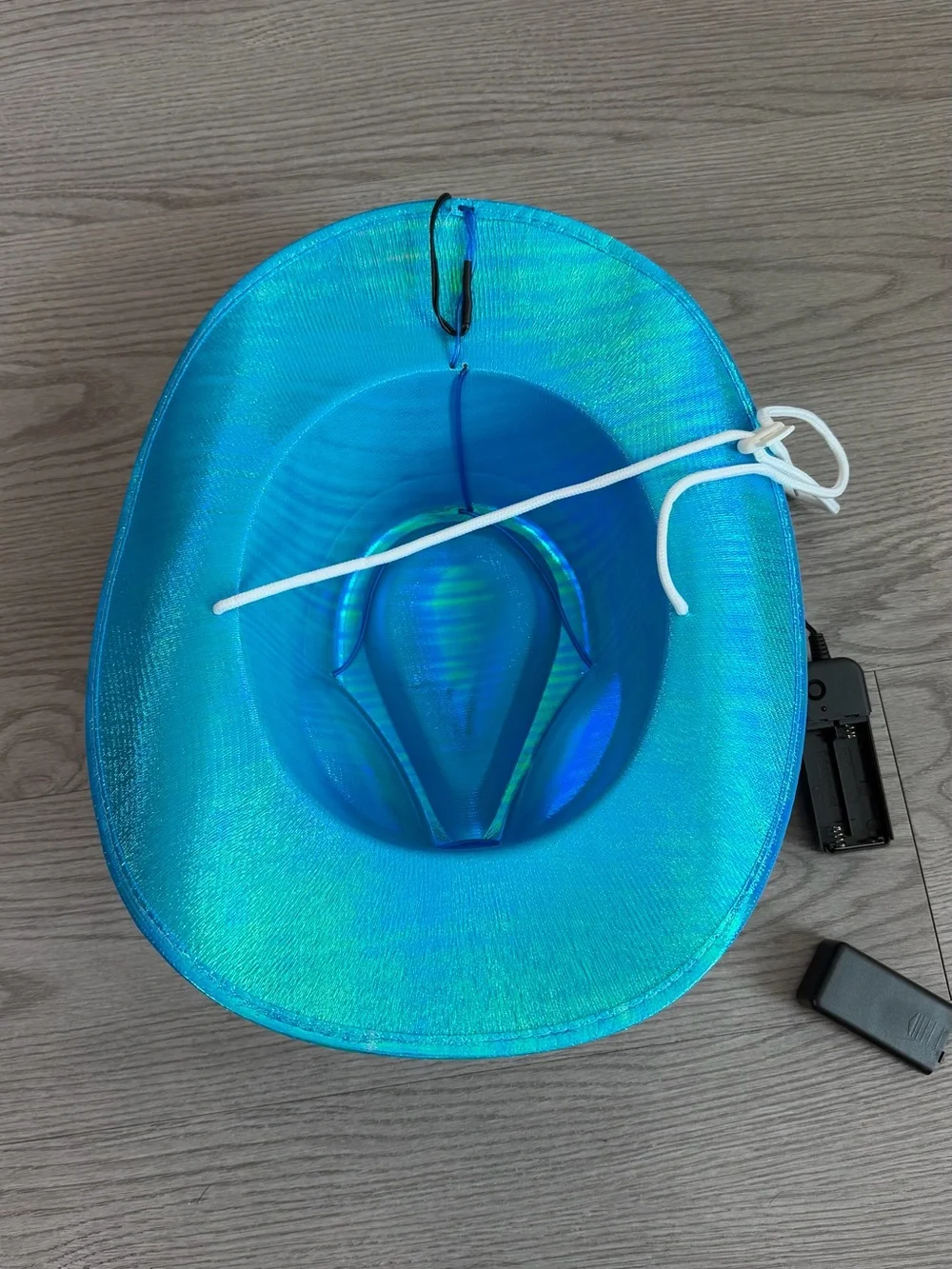 Neon LED Blue Cowboy Hat - Men Accessories